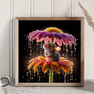 Preview: Diamond Painting Lustige Maus
